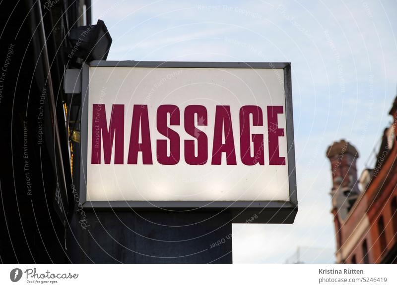massage neon sign Massage Advertising Neon sign publicity advertising sign Billboard writing typo typography outdoor advertising Healthy Wellness well-being