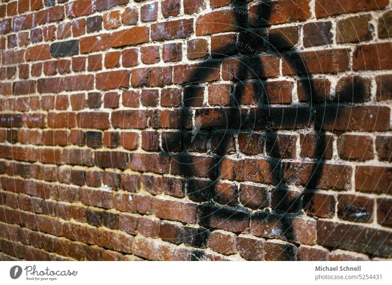 anarchy Anarchy Graffiti Wall (building) Exterior shot Facade Youth culture Mural painting Daub Symbols and metaphors symbol rebel Rebel object