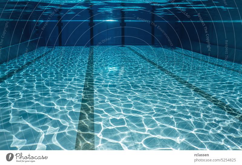 swimming pool under water view wellness spa background surface light wave reflection sea underwater blue pattern tropical aqua fresh pure sun summer nature