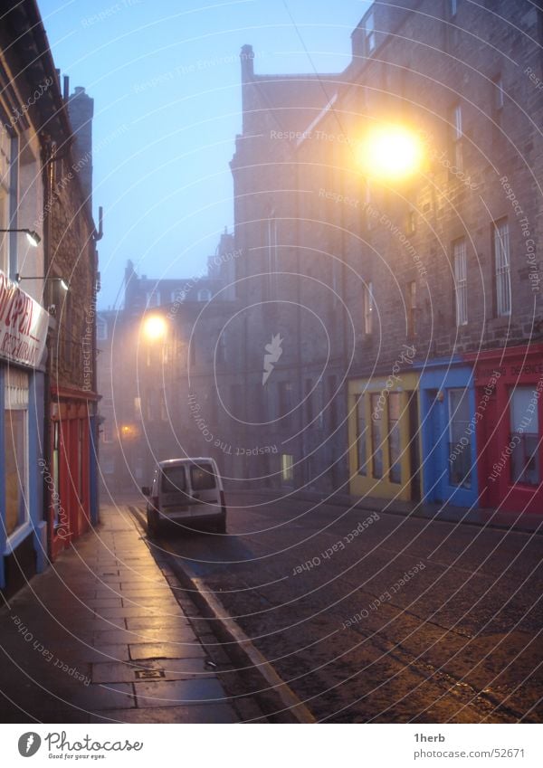 Bulkhead Nebula Cold Fog Scotland Bad weather Comfortless Alley Street