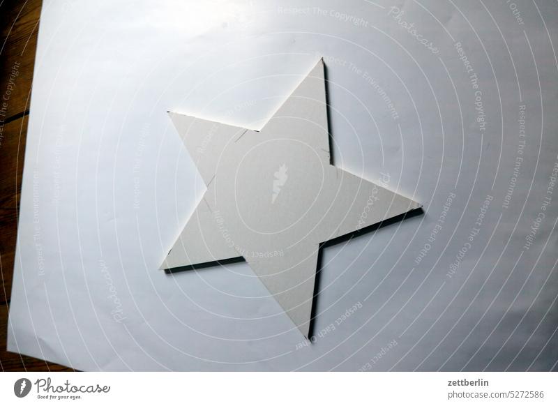 Cardboard star surface shape gender star genderstar Geometry Material Mathematics Paper paperboard Stars symbol angles sheriff sheriffstern Handicraft
