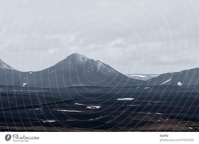 Mountainous landscape in the Krafla area of Iceland North Iceland Iceland weather Volcanic field Northern Europe Lunar landscape Northeast Iceland