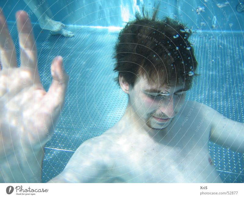 Wet dreams?! Portrait photograph Water Underwater photo swimming pool