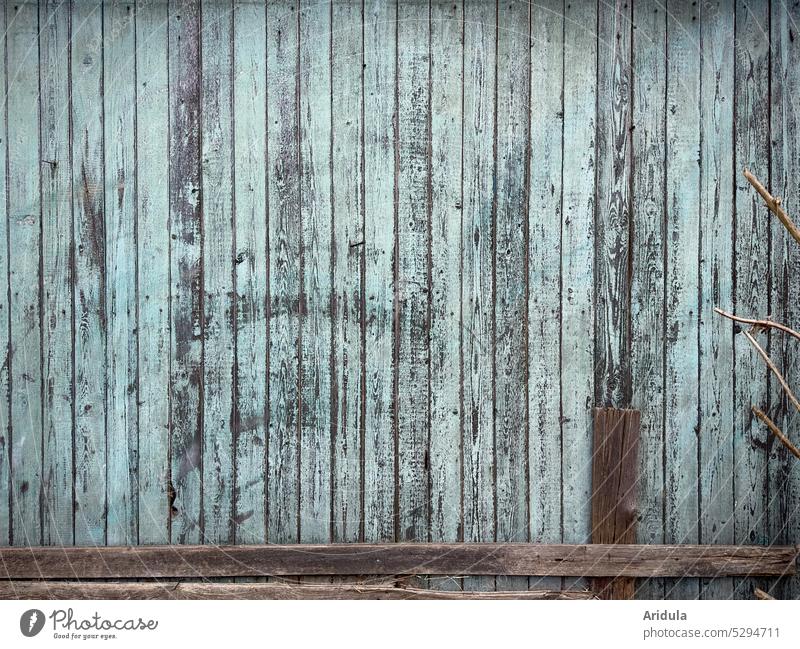 Light blue weathered board wall Wall (building) boards Old Weathered Colour Washed out Shabby Chic Wood Detail Structures and shapes Wooden wall Pattern Facade