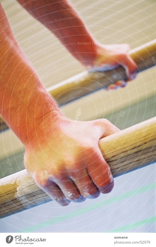 Auf´m Bars Hand Gymnastics Wood Fingers Handstand Lift Door handle Fist Rod Power Arm ingots Sports Skin Catch