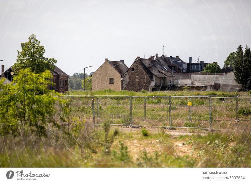 Abandoned village Transience Village Ghost town abandoned area Architecture architectural photography Germany Fence ecology Empty Environment forsake sb./sth.