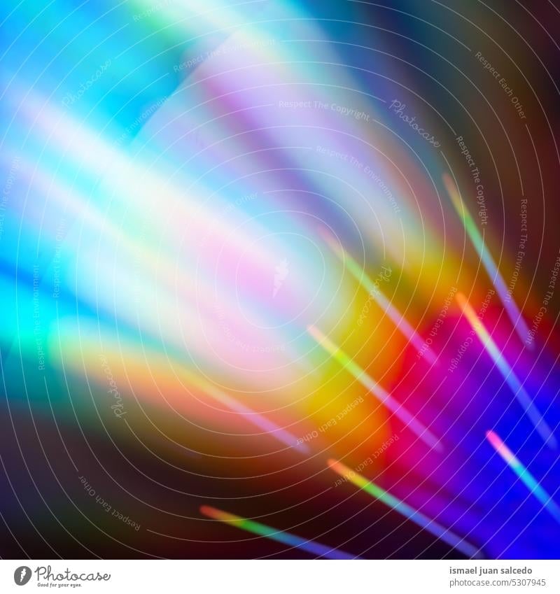 multicolored neon lights background, abstract wallpaper rays rays of light laser colors colorful blue blue background blue color bokeh design art gradient