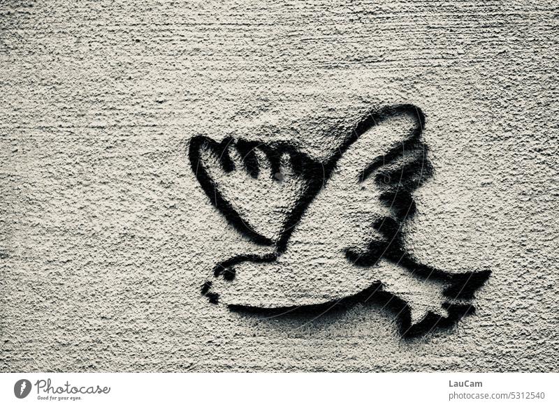 Peace dove - symbol of hope Dove of peace Pigeon Bird peace sign peace symbol Freedom Peace Wish Ukraine Ukraine war Hope Solidarity Symbols and metaphors