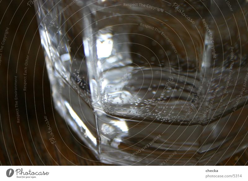 water glass Kitchen sparkling water glass