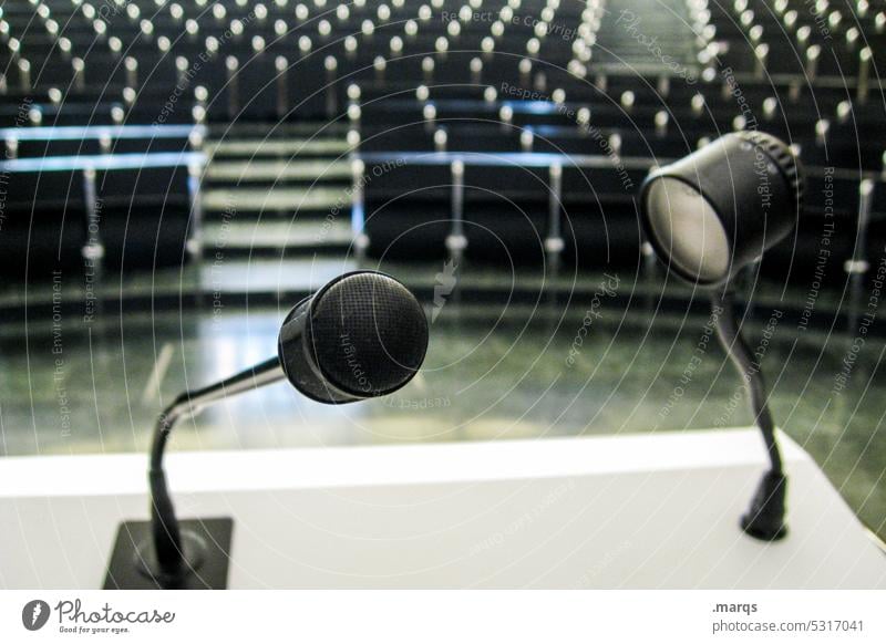 Announcement Speech Microphone Event Lecture Meeting Lecture hall Communicate Education Success Room talk Entertainment To talk Congress Hall audio Audience