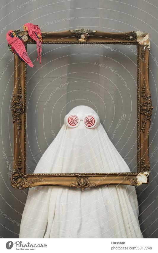 photo concept about a real ghost in frame looking so confused Experimental Surrealism portrait Fantasy Fantastic Looking surprised why? Silhouette Abstract