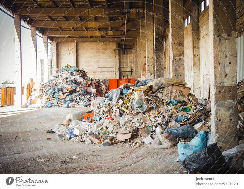 Lost Land Love II Improper waste disposal and waste storage. Trash Dispose of Storage unsorted Environment Dirty Environmental pollution Waste management