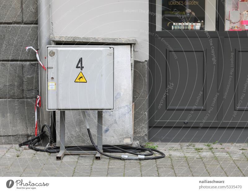 power box grey background Box-shaped Energy Morbid Power consumption Deserted House (Residential Structure) Energy industry Electrical circuit Old Power failure