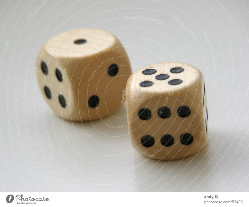 dice Rotate Digits and numbers 5 1 Lose Disaster Playing Coincidence Wood Fate Interior shot To fall Coil Throw Happy gambling Macro (Extreme close-up)