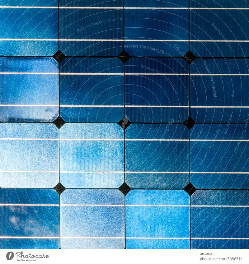 solar cells Structures and shapes Pattern Solar cell Solar Power Renewable energy Energy industry High-tech Future Advancement Sunlight Environmental protection