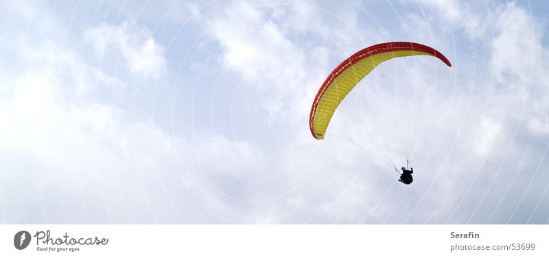 simply unbound Paraglider Paragliding Air Flying sports Freestyle Sky Clouds Sports