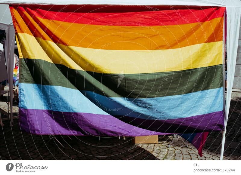 UT Bock on Bochum | rainbow flag Prismatic colors Rainbow flag Tolerant Equality Symbols and metaphors variety variegated Transgender queer LGBTQ Freedom Love