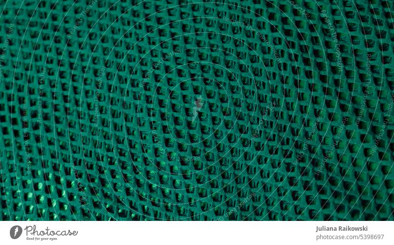 Green fabric background Copy Space texture Waves Thread Abstract textile Colour Cotton plant Background picture Colour photo Clothing Close-up Detail Substances