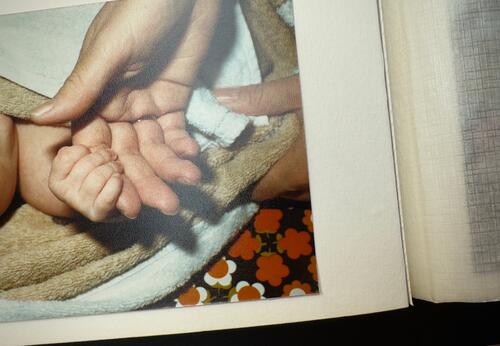 Photo album nostalgia | baby hand holding onto mother's hand Baby Child photographed 80s Nostalgia Memory Cute Mother 0 - 12 months Hand hands To hold on
