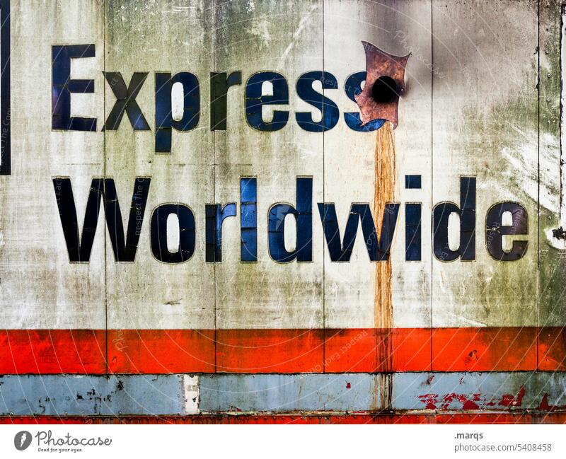 Express Worldwide Global Logistics Transport Characters Shipping Trade Delivery cargo export Business Economy tarpaulin Goods Commerce International White Red