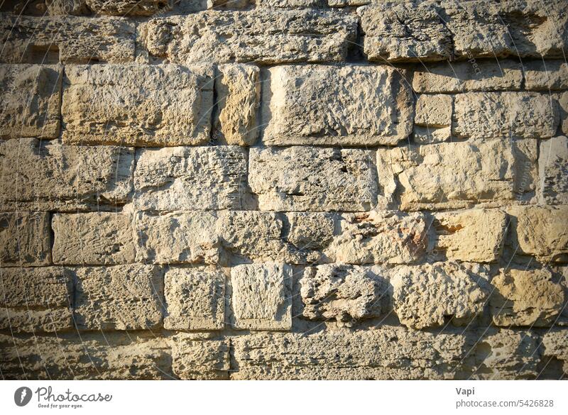 Stone wall abstract aged architect architecture backdrop background block brick brown build built cement color concrete construction dirty effect exterior