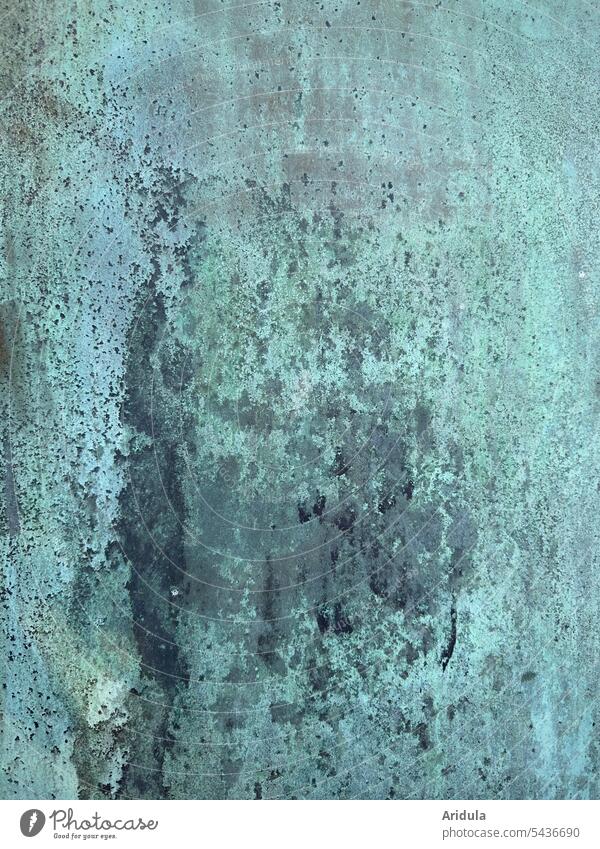 Bronze surface with verdigris Verdigris Acid Copper Corrision Metal Detail Close-up