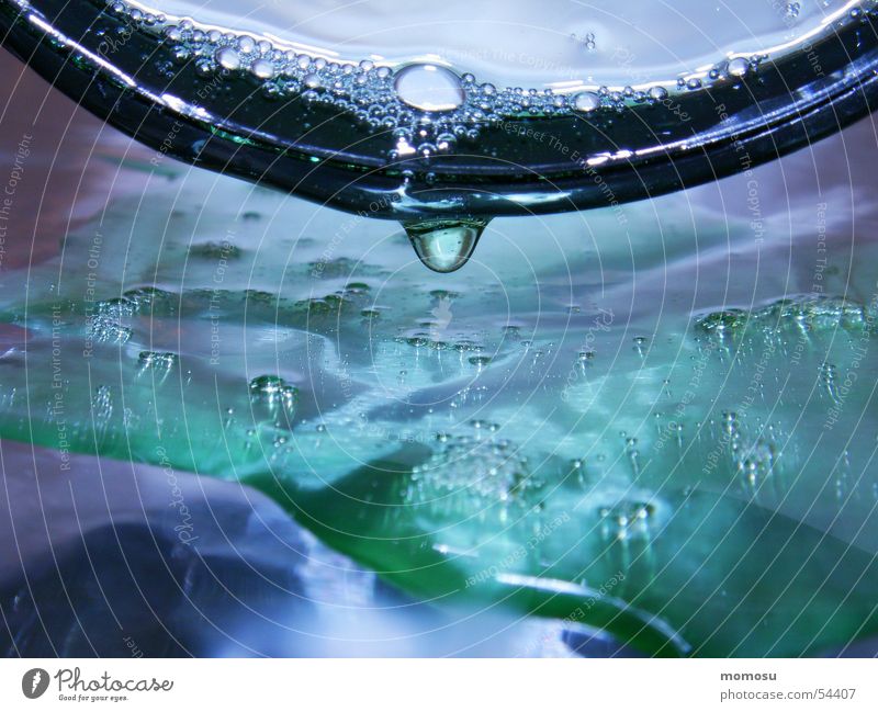 Drop World II Light Wet Glittering Drops of water Water Bubble