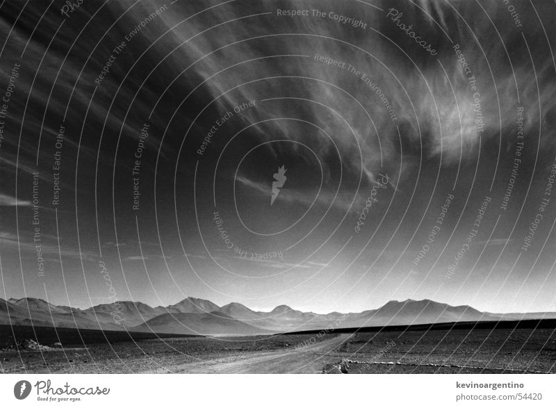The border Chile Bolivia Border Glittering Sky Landscape Mountain Desert Light (Natural Phenomenon)