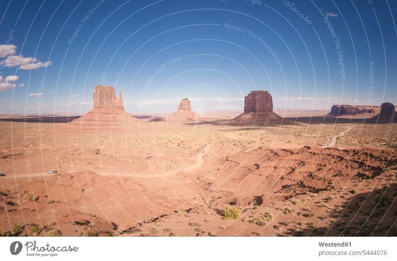 USA, Utah, view to Monument Valley rock formation Rock Formations mountain mountains outdoors outdoor shots location shot location shots landmark sight