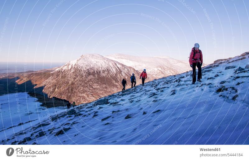 UK, North Wales, Snowdonia, Ogwen, Cneifion Rib, mountaineers climber alpinists climbers Mountain Climber Mountain Climbers mountains mountaineering