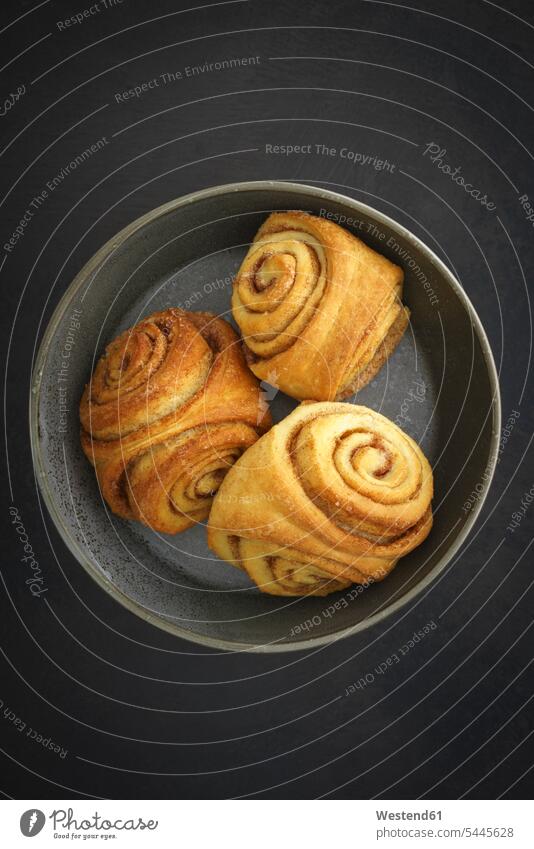 Home-baked Franzbroetchen Pastry Pastries north german Hamburg cuisine overhead view from above top view Overhead Overhead Shot View From Above rolled rolling