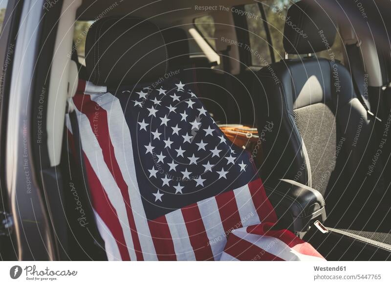 American flag car seat cover Carseat car seats Mobility mobile flags banner banners politics policy on the move on the way on the go on the road patriotism