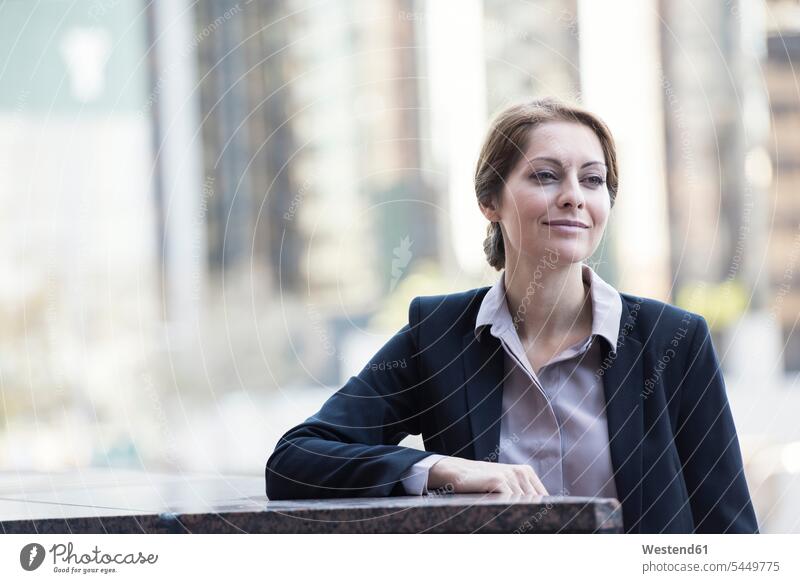 Portrait of confident businesswoman businesswomen business woman business women smiling smile business people businesspeople business world business life