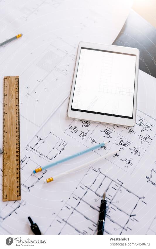 Tablet and construction plan on desk project projects wireless Wireless Connection Wireless Technology Wireless Communication lifestyle life styles