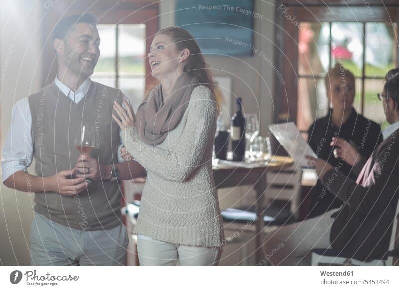 Happy couple with glass of wine Wine twosomes partnership couples smiling smile Alcohol alcoholic beverage Alcoholic Drink Alcoholic Drinks alcoholic beverages