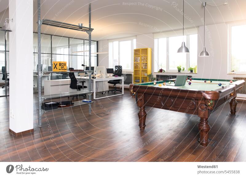 Pool table in modern open space office contemporary wireless Wireless Connection Wireless Technology Wireless Communication accessibility accessible laptop