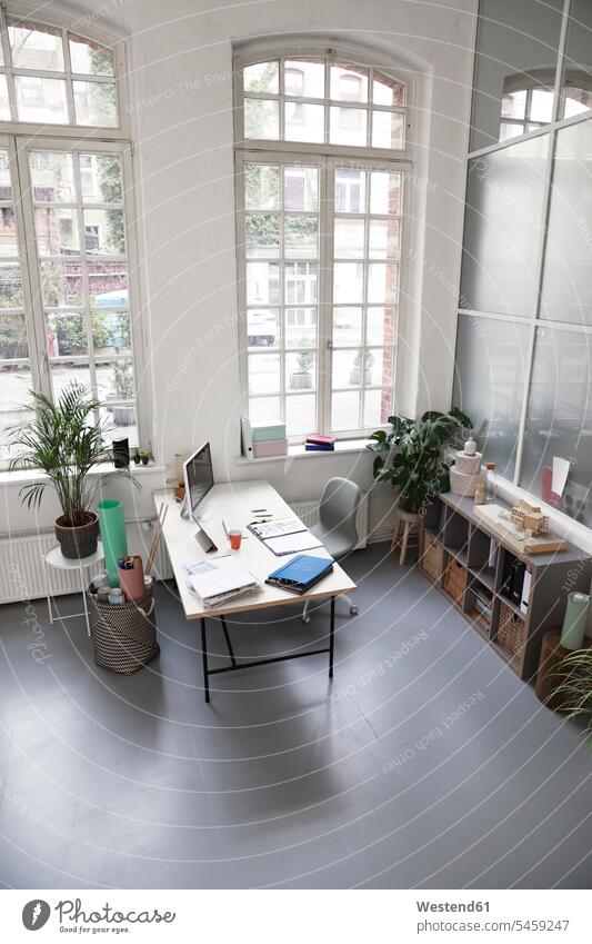 Interior of a business loft office offices office room office rooms business world business life interior interior equipment lofts workplace work place