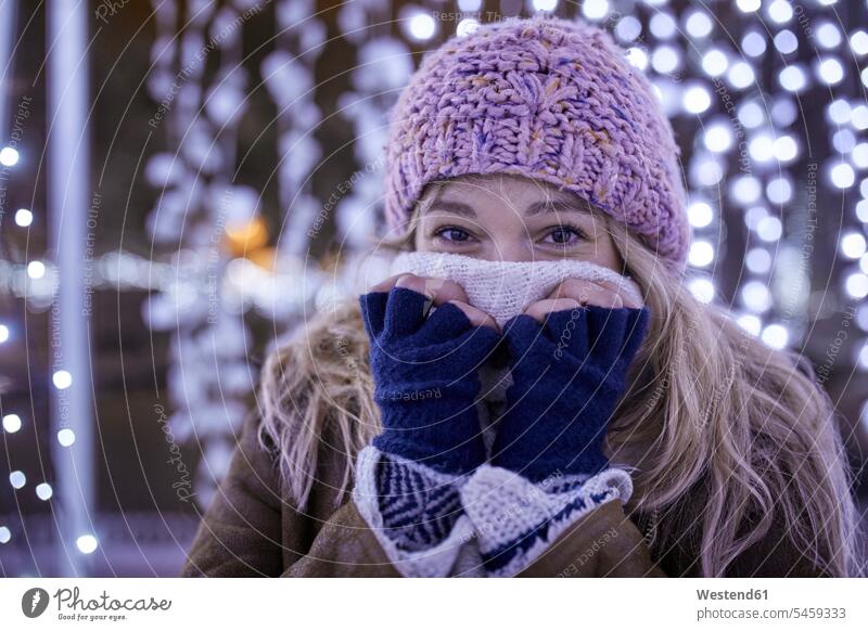 Portrait of young woman in winter clothes freezing freeze being cold portrait portraits warm clothing Winter Clothes Winterwear Winter Wear Winter Clothing