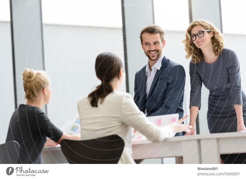 Confident business team having a meeting in office business life business world business person businesspeople associate associates business associate