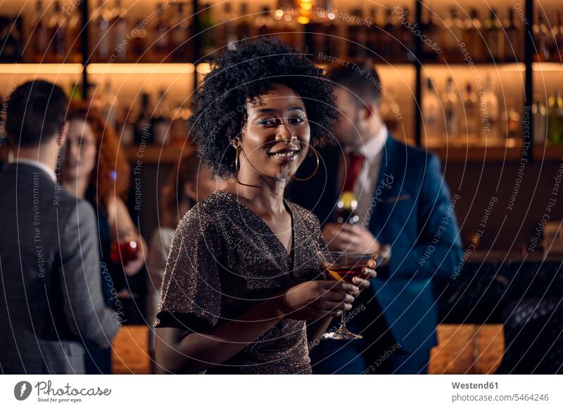Portrait of a young woman having a cocktail in a bar human human being human beings humans person persons caucasian appearance caucasian ethnicity european