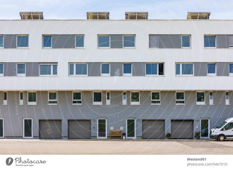 Germany, Baden-Wurttemberg, Esslingen, New residential building outdoors location shots outdoor shot outdoor shots day daylight shot daylight shots day shots