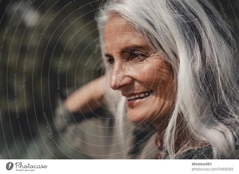 Portrait of a beautiful, white haired senior woman human human being human beings humans person persons caucasian appearance caucasian ethnicity european 1