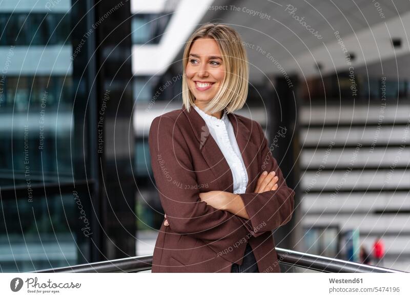 Portrait of confident young businesswoman in the city human human being human beings humans person persons caucasian appearance caucasian ethnicity european 1