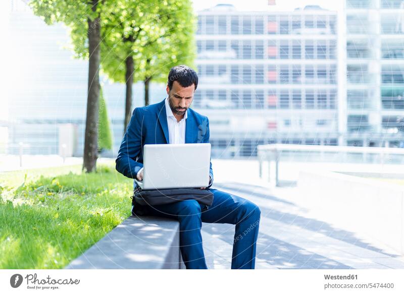 Businessman using laptop wireless Wireless Connection Wireless Technology Wireless Communication use Laptop Computers laptops notebook using a laptop