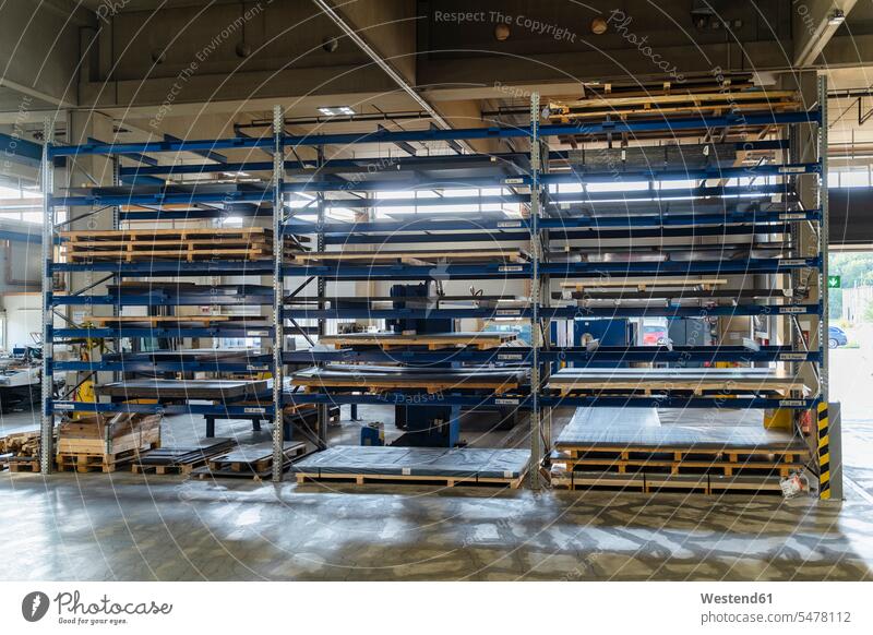 Storehouse in manufacturing factory color image colour image indoors indoor shot indoor shots interior interior view Interiors Austria nobody technology