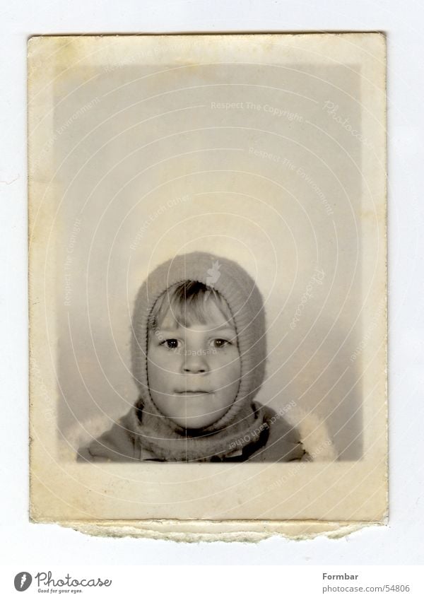 me small Passport photograph Skier Baseball cap ID card Headwear Paper Small Leisure and hobbies Black Child Vacation & Travel Cap Portrait photograph Toddler