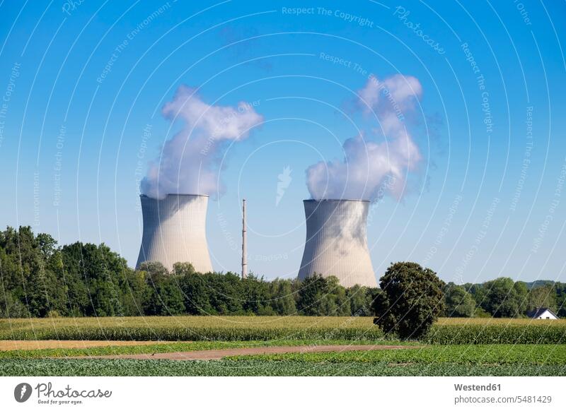 Germany, Gundremmingen, Gundremmingen Nuclear Power Plant emission emissions energy supply power supply Fuel and Power Generation energy generation