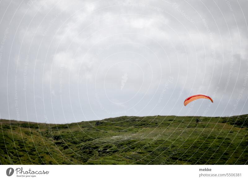 flight tests paraglider Paragliding Paraglider Freedom Sports Sky Extreme sports Flying Leisure and hobbies Wind Glide Parachute Joy Air Summer Clouds Adventure