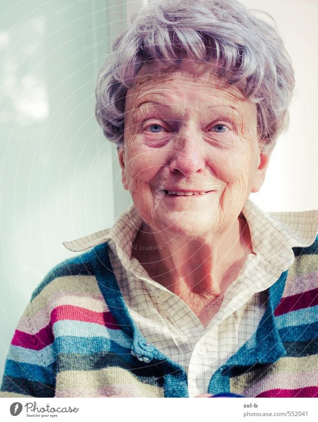 Portrait of Joanna Joy Care of the elderly Contentment Relaxation Living or residing Retirement Human being Feminine Female senior Woman Grandmother