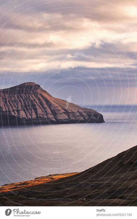 Faroe Islands in light and shadow färöer Sheep Islands Peaceful Streymoy Norðadalsskarð Viewpoint Koltur secluded Maritime bank North Atlantic Atlantic Ocean